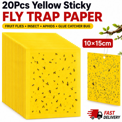 20pcs yellow sticky fly - 20pcs,