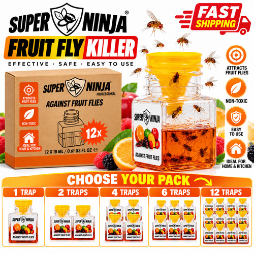 Super ninja fruit fly traps - super,