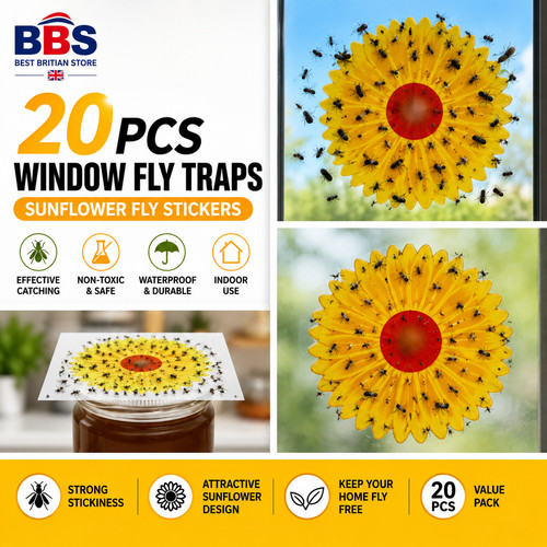 20pcs window fly traps - 20pcs,