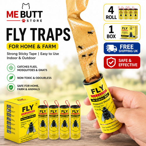 Fly insect catcher paper - 10,