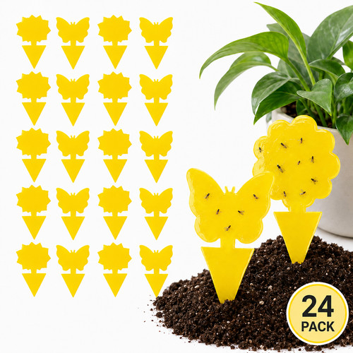 48pcs yellow sticky - yellow, traps
