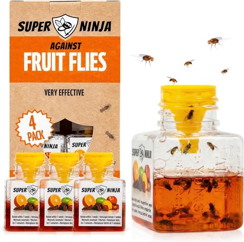 Super ninja fruit fly traps - fly,