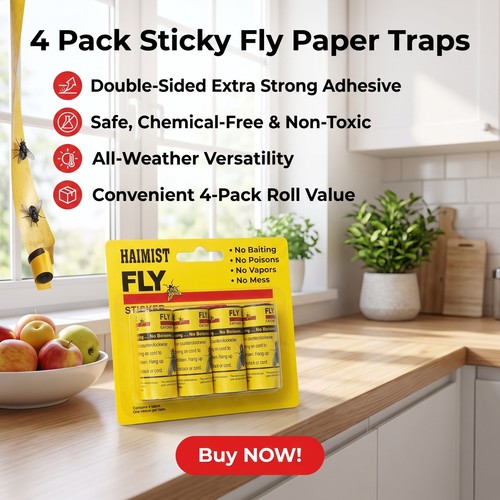 Fly sticky paper catcher - fly,