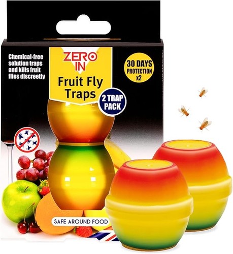 Zero fruit fly traps - fly, twin