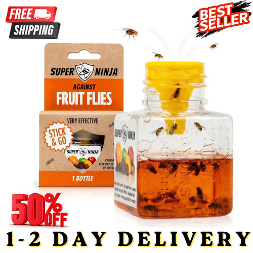 Super ninja fruit fly trap - ninja,